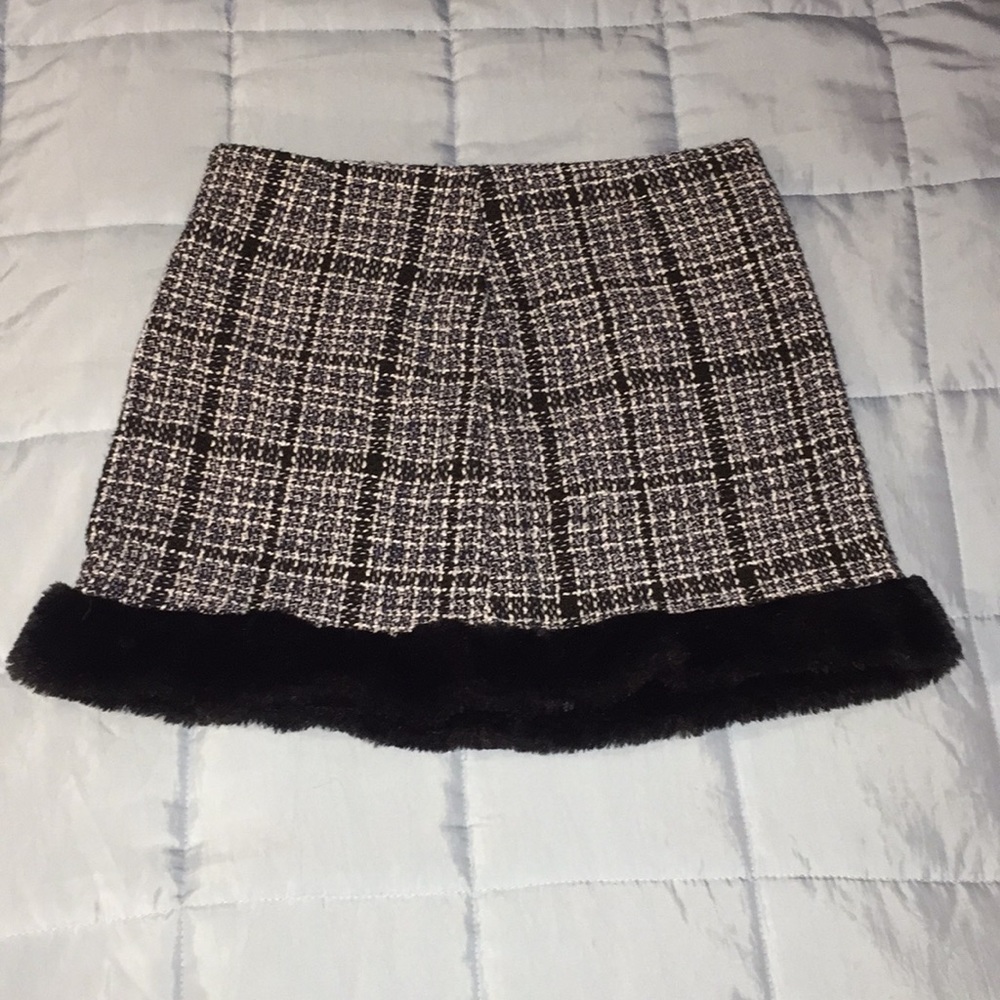 Shein plaid mini skirt